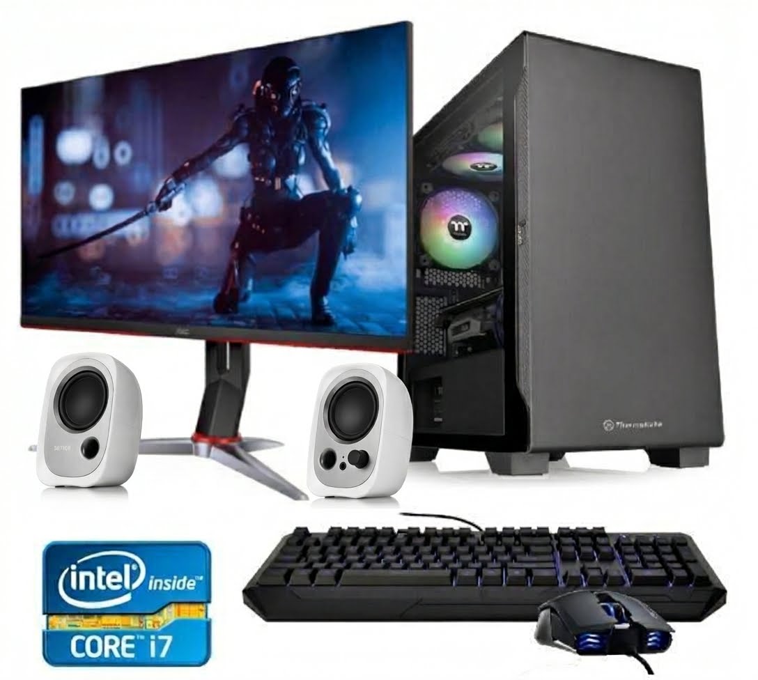 Stealth desktop PC gaming package